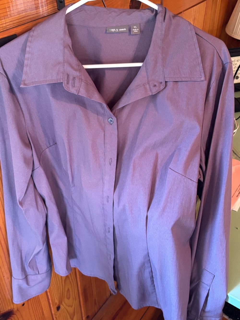 Apt. 9 Lavender Button-Down Shirt